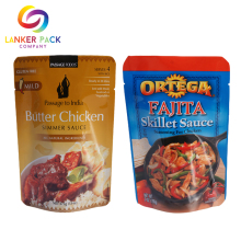 High Tempeature Aluminum Foil Stand Up Retort Pouches