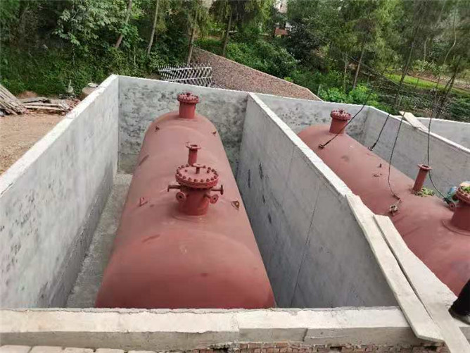 LPG underground tank