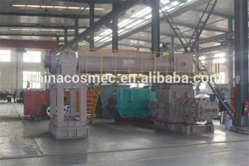 Clay brick press in brick making machines with caly and shale mud