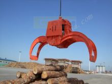 Electro hydraulic timber grab