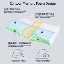 Logo customization memory pillow