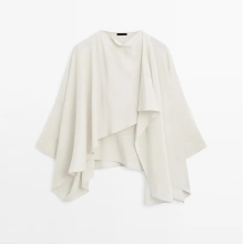 Women's design elegant short cape style shirt top