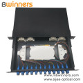 1U 24 Cores SC Fiber Optic Termination Box Patch Panel