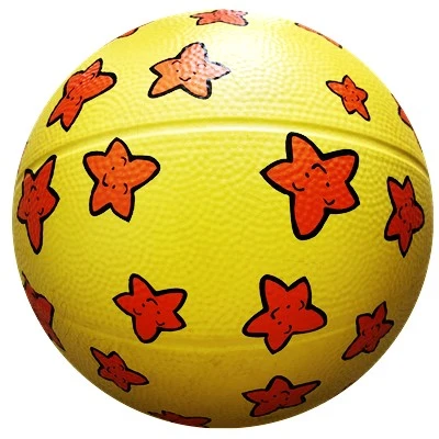 Star Style High Quality Rubber Basketball Toys