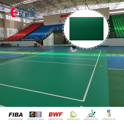 Badminton Floor Court utilizzato per il club indoor all&#39;aperto