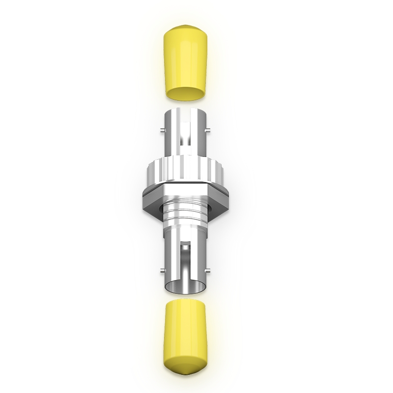 ST-ST fiber optic coupler, fiber flange connector, Low loss fiber optic adapter