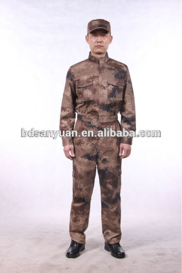 metal fibre blended washable breathable anti-radiation battle fatigues