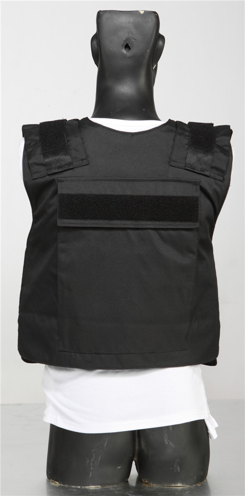 Noir doux Anti Stab gilets pare-balles