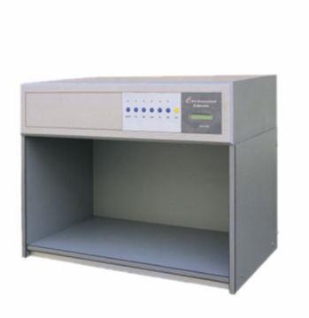 Color assessment cabinet four and six light sources
