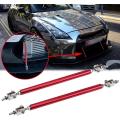 Front Bumper Lip Splitter Diffuser Strut Rod Tie Bars