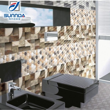 decorative china 250x400mm bathroom compound ceramic glazed wall tiles