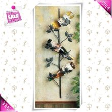 Wall Mounted Metal Tree Wine Holder Wine Rack Wine Storage