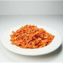 Flocos de cenoura seca seco ingredientes alimentares vegetais