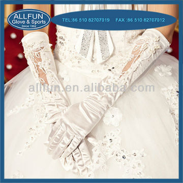 2014 Fashion new design pretty elegant wedding glove