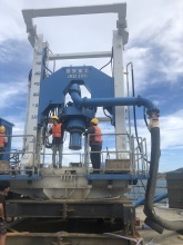 Pneumatic reverse circulation drilling