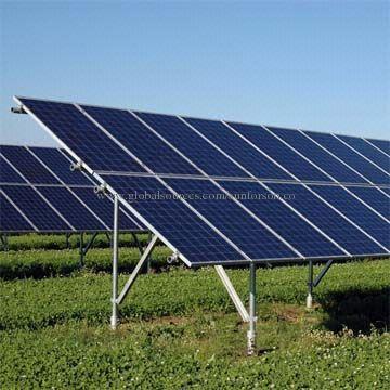 Ground Screw Solar Panel Mounting Structure, Quick Installation Professional Design Price Advantage