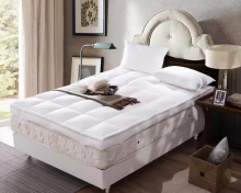 Hotel White Down Comfortable Mattress Topper