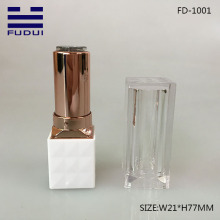 Transparent Cap Square Lipstick Tube Container In Stock