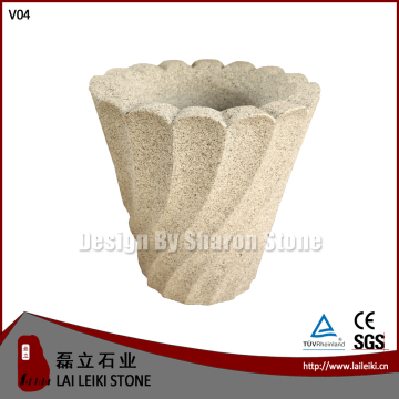 Interior Decorative Granite Pot