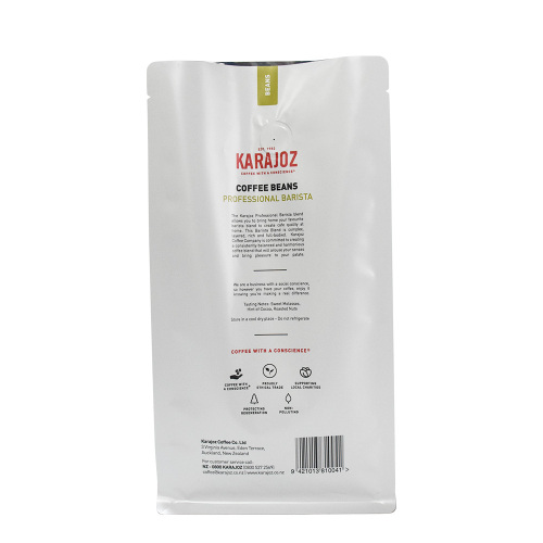 bolsa de café / polvo biodegradable con lazo de estaño