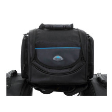 Waterproof 1680D Fabric Motorcycle Tail Bag - 17L Capacity Seat Bag