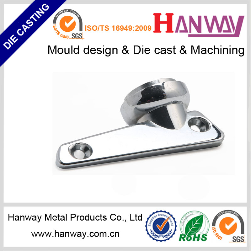 Machine Metal Aluminium Die Casting Office Furniture Part