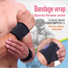 Men sweat fitness wrist band brace support
