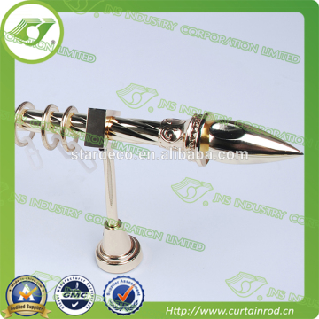 16mm/19mm simple finial curtain rod / contemporary metal curtain rod