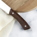 8 INCH BREAD KNIFE with WOOD HANDLE
