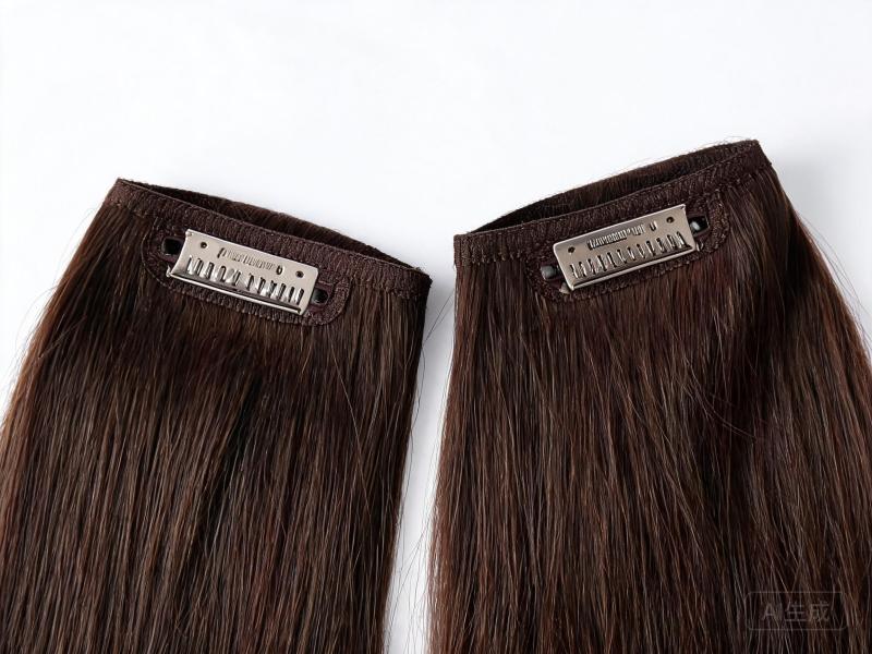 Dark Brown Synthetic Hair Extensions Clip-in