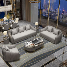 Luxury Functional Italian Leather Sofa Sets for Modern Living Rooms