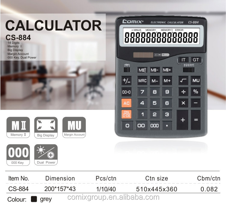 14 digits solar calculator The cheapest on the market cheap solar powered calculator cheap promotion