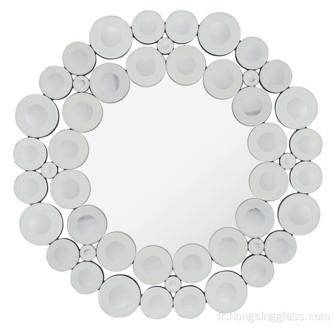 Miroir transparent de forme ronde