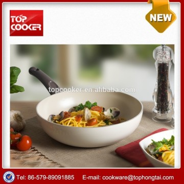 2016 new product Aluminum electrical ceramic coating wok pan