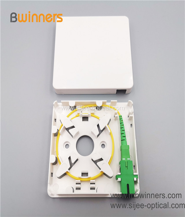 Factory Supply 1 core Optical Fiber FTTH SC/LC Fiber Socket Faceplate