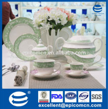 china factory wholesale for 12 person used ceramic tableware kitchen utensil, new bone china dinner set