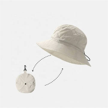 Wholesale Custom Camping Foldable Bucket Hat with String