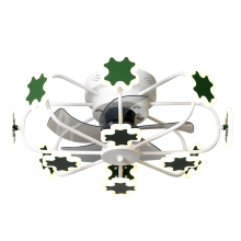 Invisible Bladeless Remote Control LED Ceiling Fan Lamp for Kids' Bedrooms