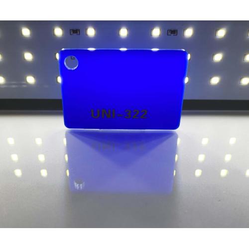 Blue Acrylic Plexiglass sheet 3mmThick 1220*2440mm