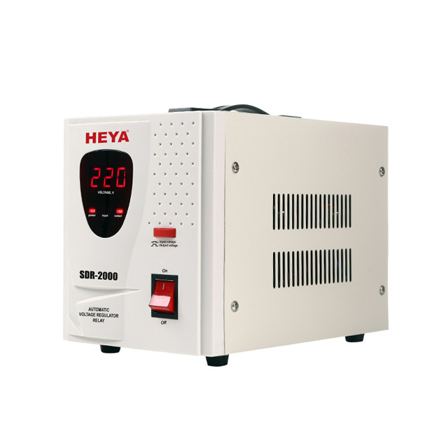 SDR Refrigerator use Relay Type Single Phase 220V AC Automatic Voltage Regulator Stabilizer 2kva