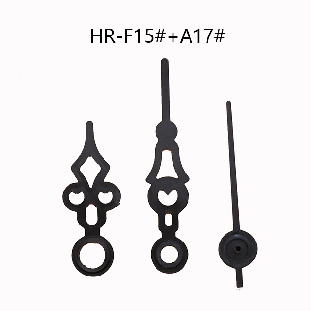Hrf15 40 mm Black Serpentine Plastic Clock Pointer for Wall Clock Hands