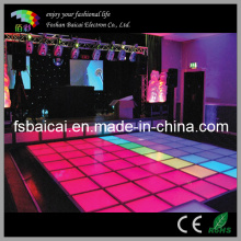 Ajuste Automático LED colorido iluminação de piso de dança