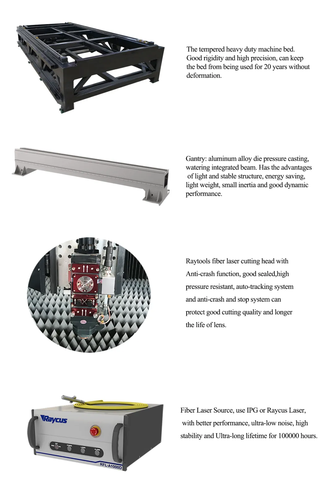 New Design Sheet Metal Cut to Length Line Laser Cutting Machine 1000W Ipg Fiber Laser Cutting Machine for Hot Sale