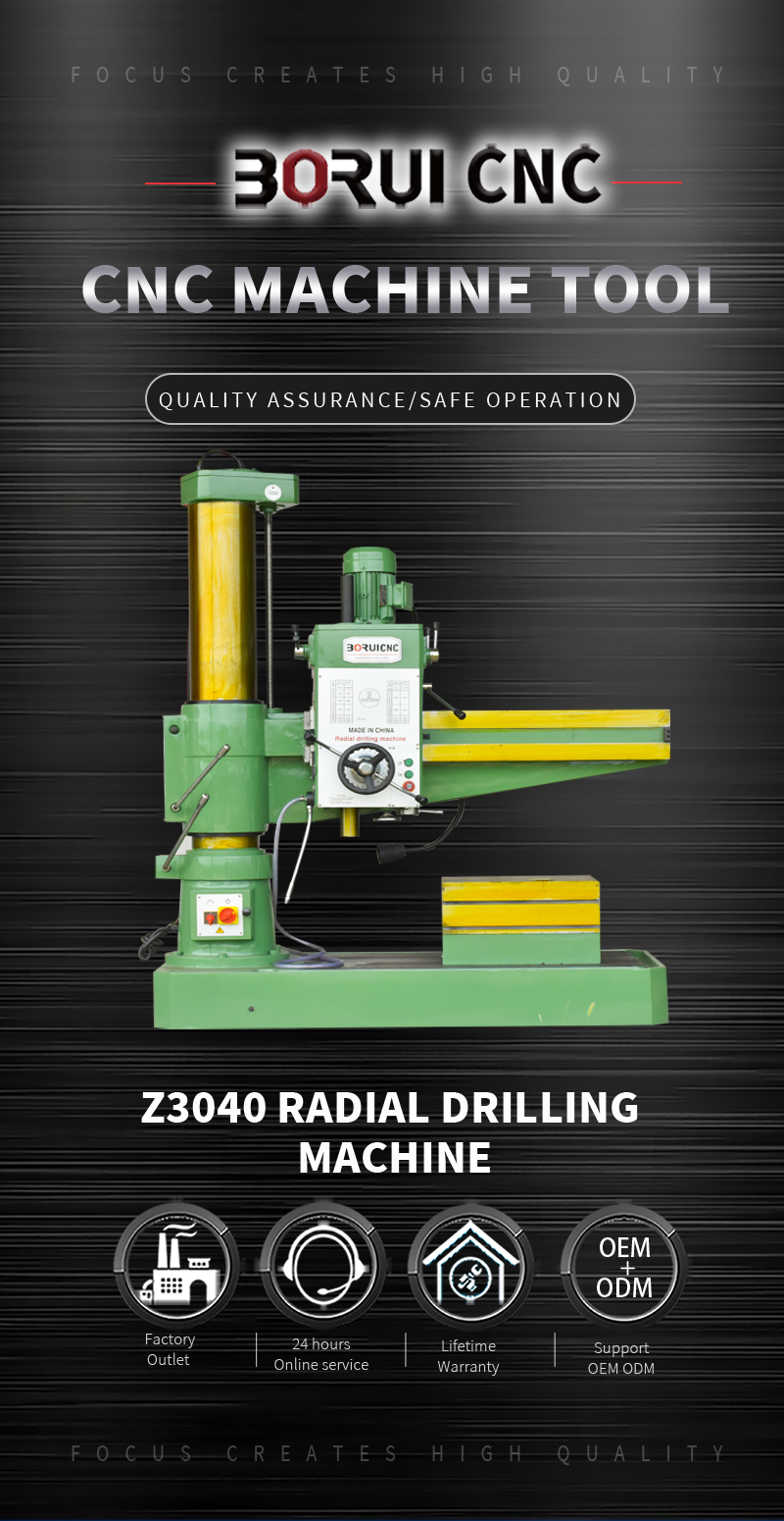 radial drilling machine