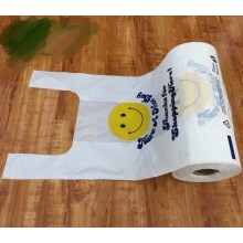 T-Shirt Oxo Biodegradable Shopping Plastic Grocery Bags with Logo Bag
