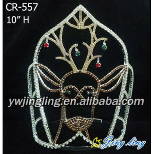 Rhinestone Christmas Pageant Crowns CR-557