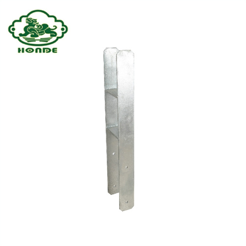 Galvanized Post Anchor In H-Form