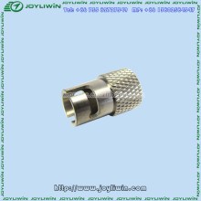 Knurling nickel plating brass c3604 machined part for broadcast device