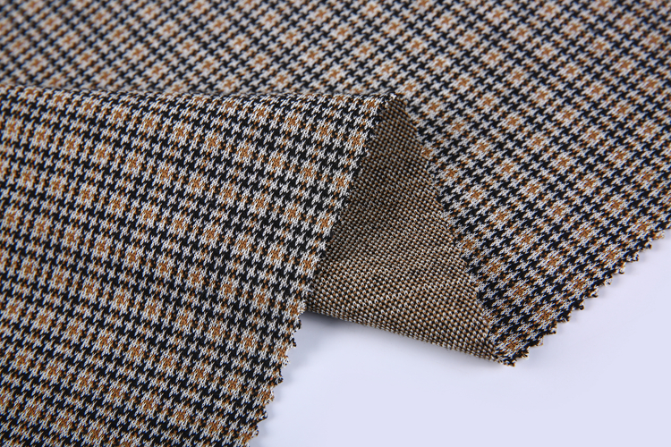 New design jacquard grid pattern coat pant men suit fabric textured fabric and textiles for clothing