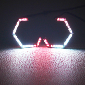 Universal HEX Shape LED Halo Rings for Projector Lens